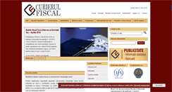Desktop Screenshot of curierulfiscal.ro